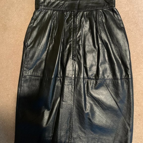 WEST BAY LEATHER SKIRT - Picture 3 of 3